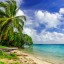 Sea and beach weather in the South Pacific Islands