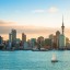 Best time to swim in Auckland: sea water temperature by month