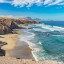 Sea and beach weather on the island of Fuerteventura