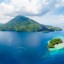 Sea and beach weather in the Maluku Islands